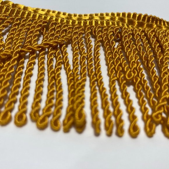 2" Bullion Fringe Gold Trim Fabric Sewing 20 yards - Picture 11 of 13